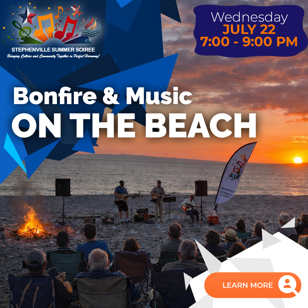 Bonfire and Music on the Beach July 22